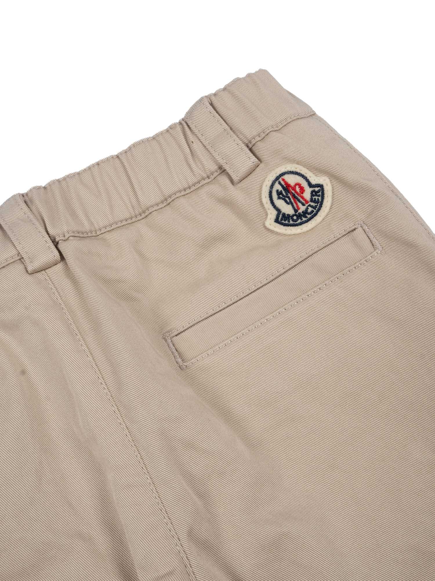 Moncler Trousers In Neutral