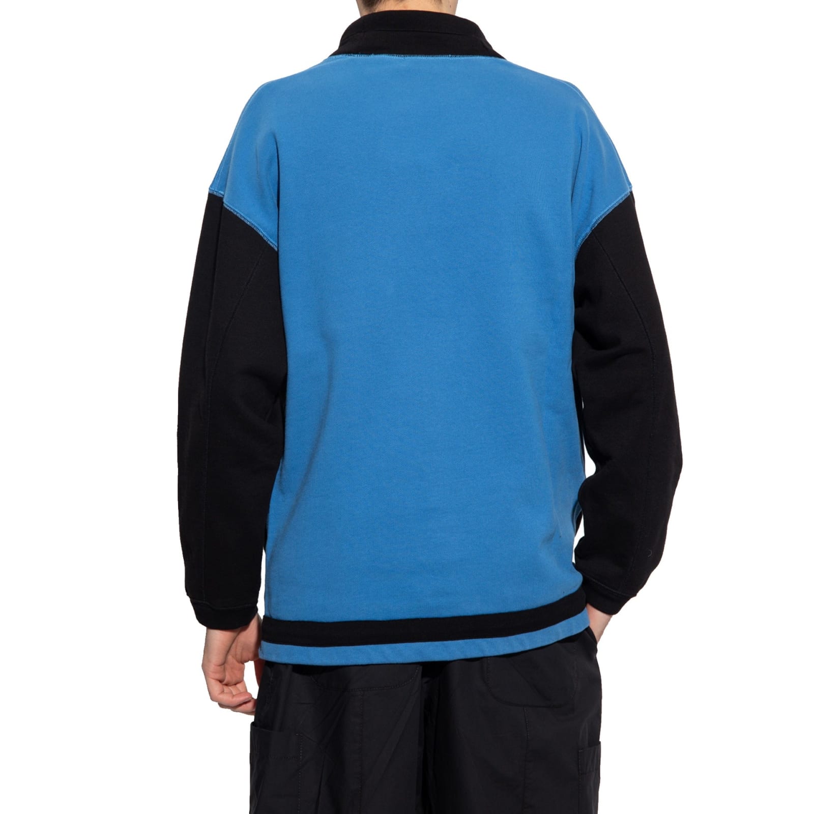Shop Ambush Hooded Sweatshirt In Blue
