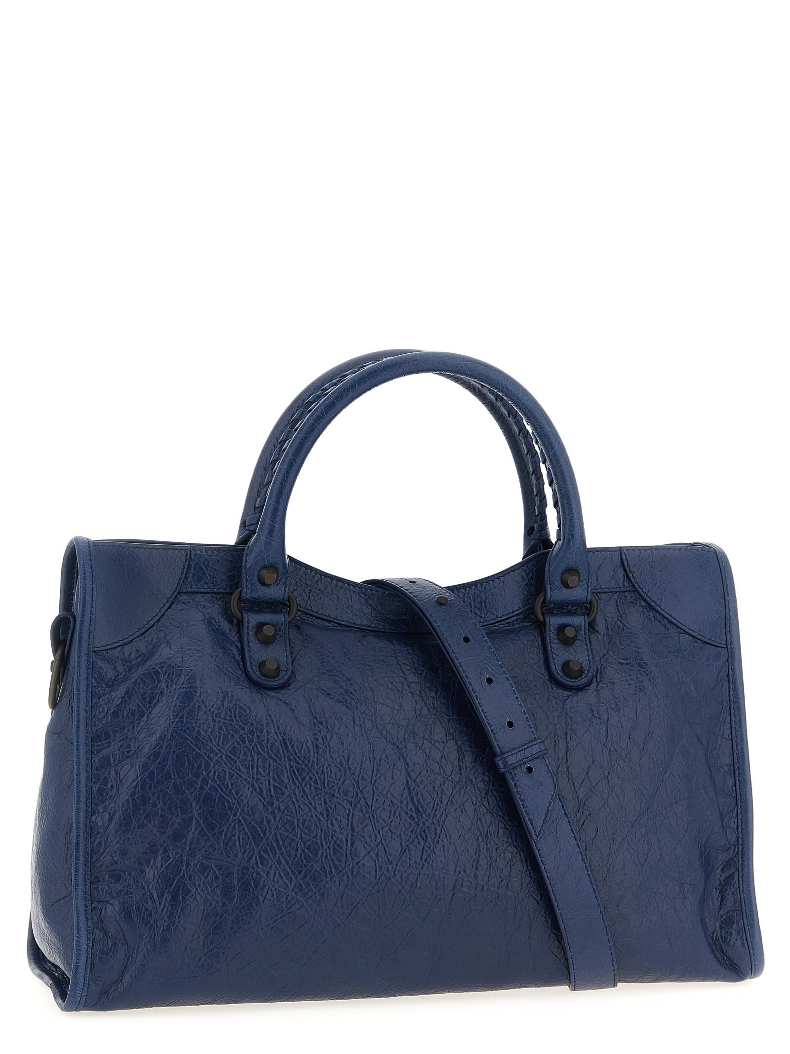 Balenciaga Le City Bag M Handbag In Blue