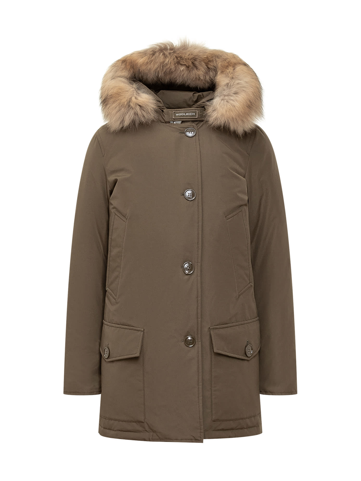 Shop Woolrich Artic Parka In Dark Green