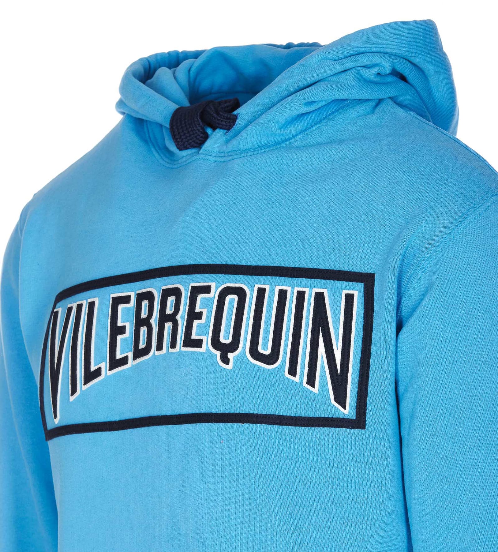 Shop Vilebrequin Logo Hoodie In Blu