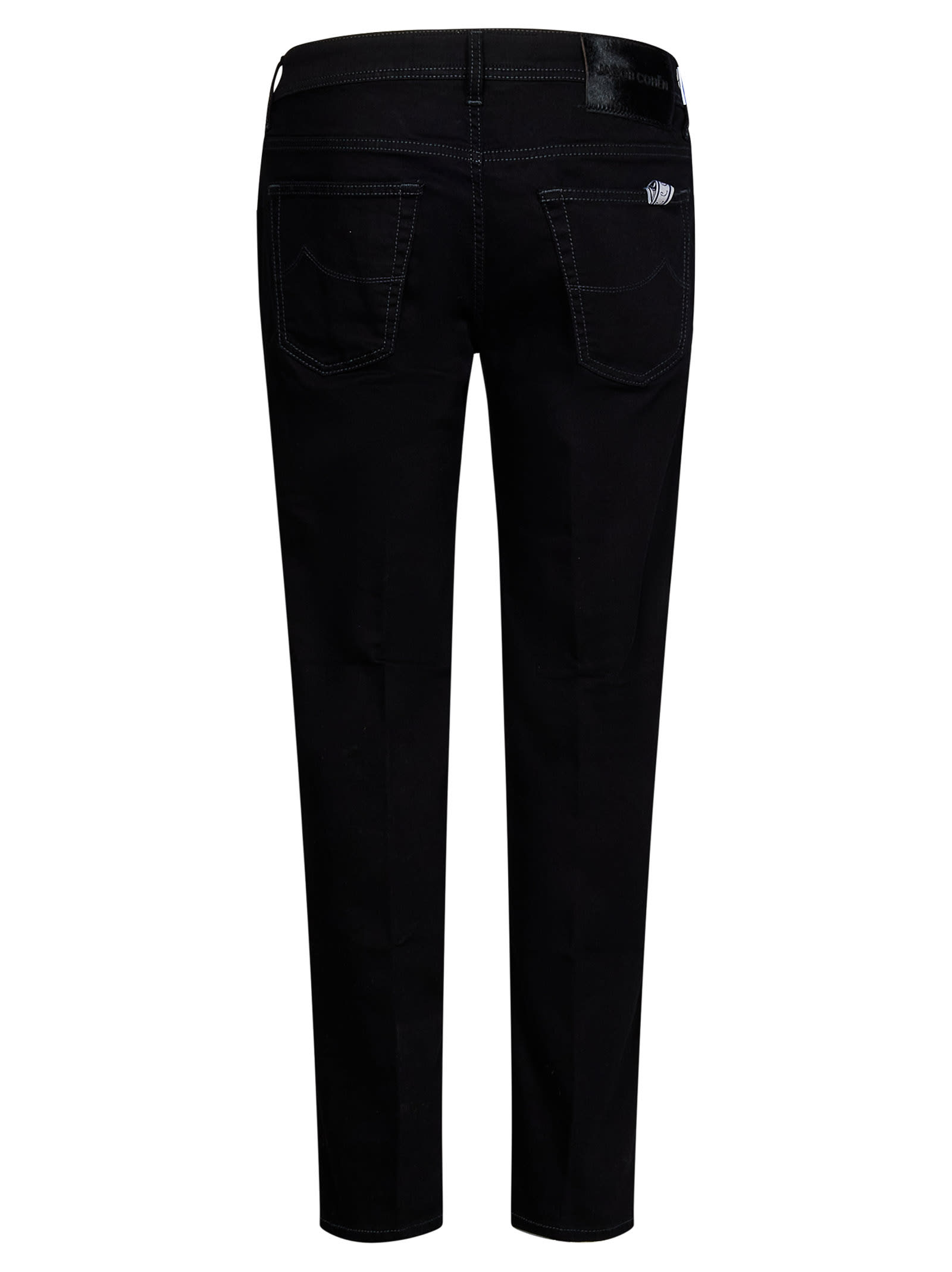 Shop Jacob Cohen Scott Jeans In Black