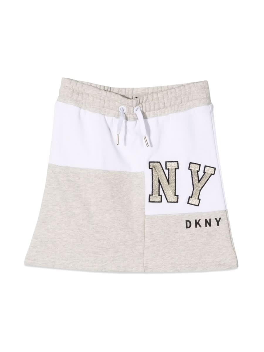 Shop Dkny Skirt In Beige