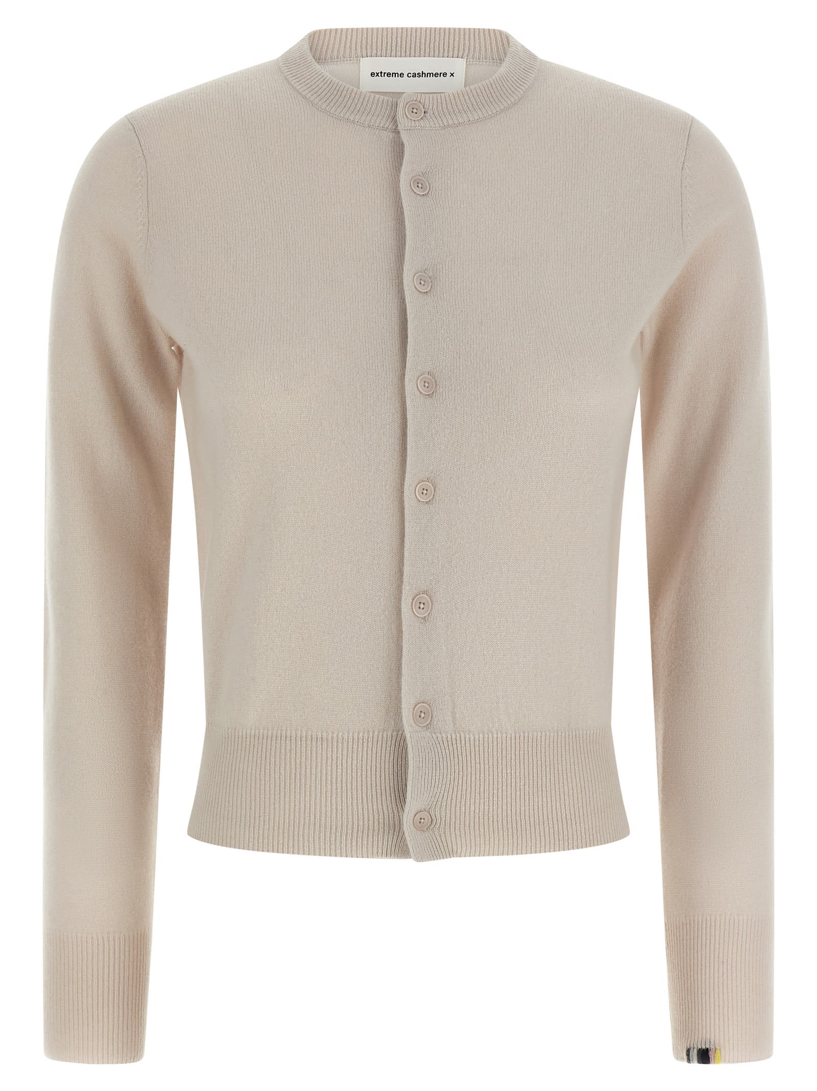 Extreme Cashmere N.300 Little 2 Cardigan In Neutral