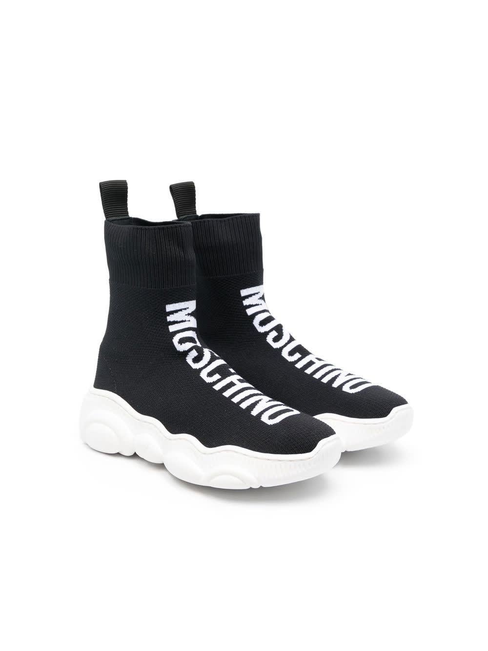 Moschino Sock Sneakers With Logo
