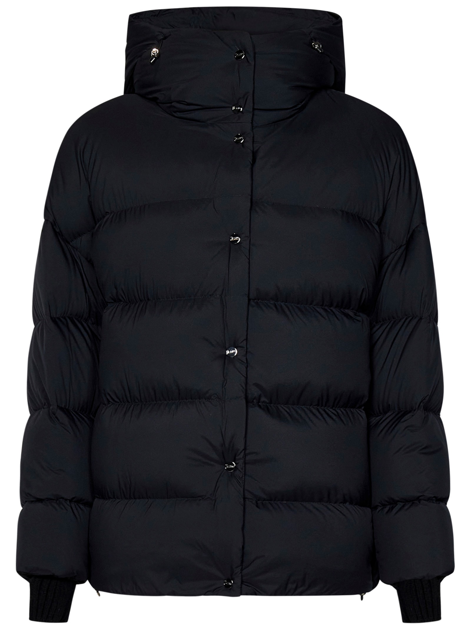 Shop Herno Down Jacket In Black