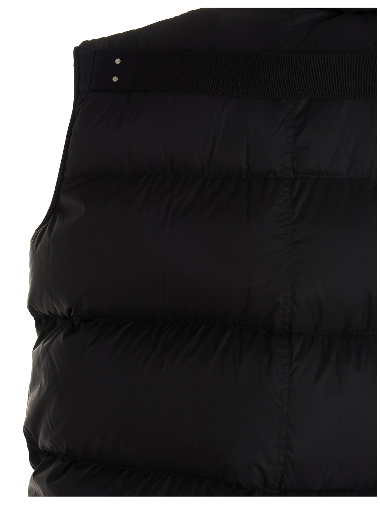Shop Rick Owens Hooder Liner Vest In Black