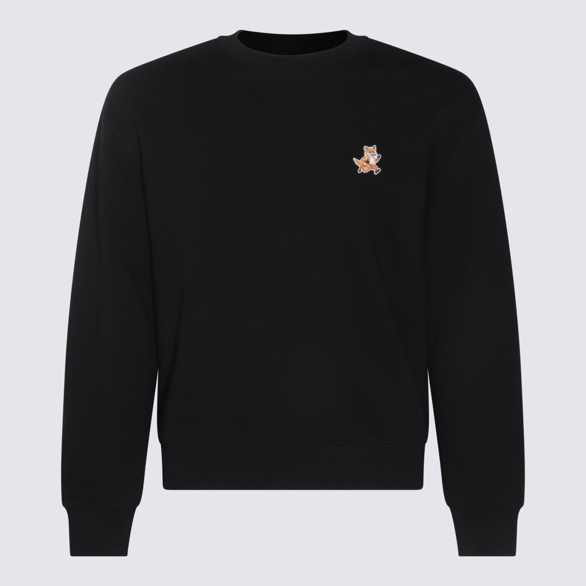 Maison Kitsuné Black Cotton Sweatshirt