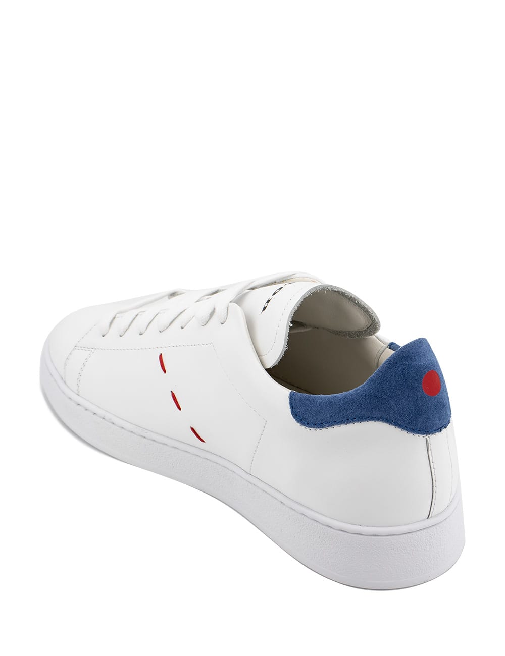 Shop Kiton Sneakers In White Light Blue