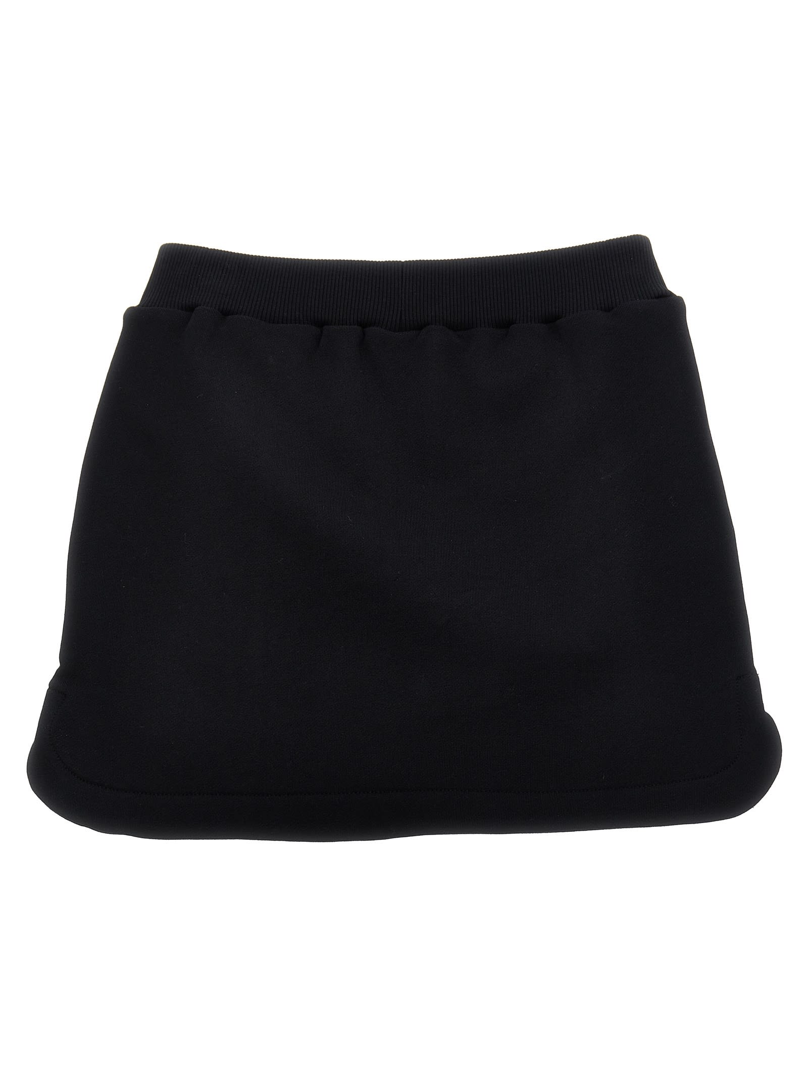 Shop Balmain Leone Catena Skirt In Black