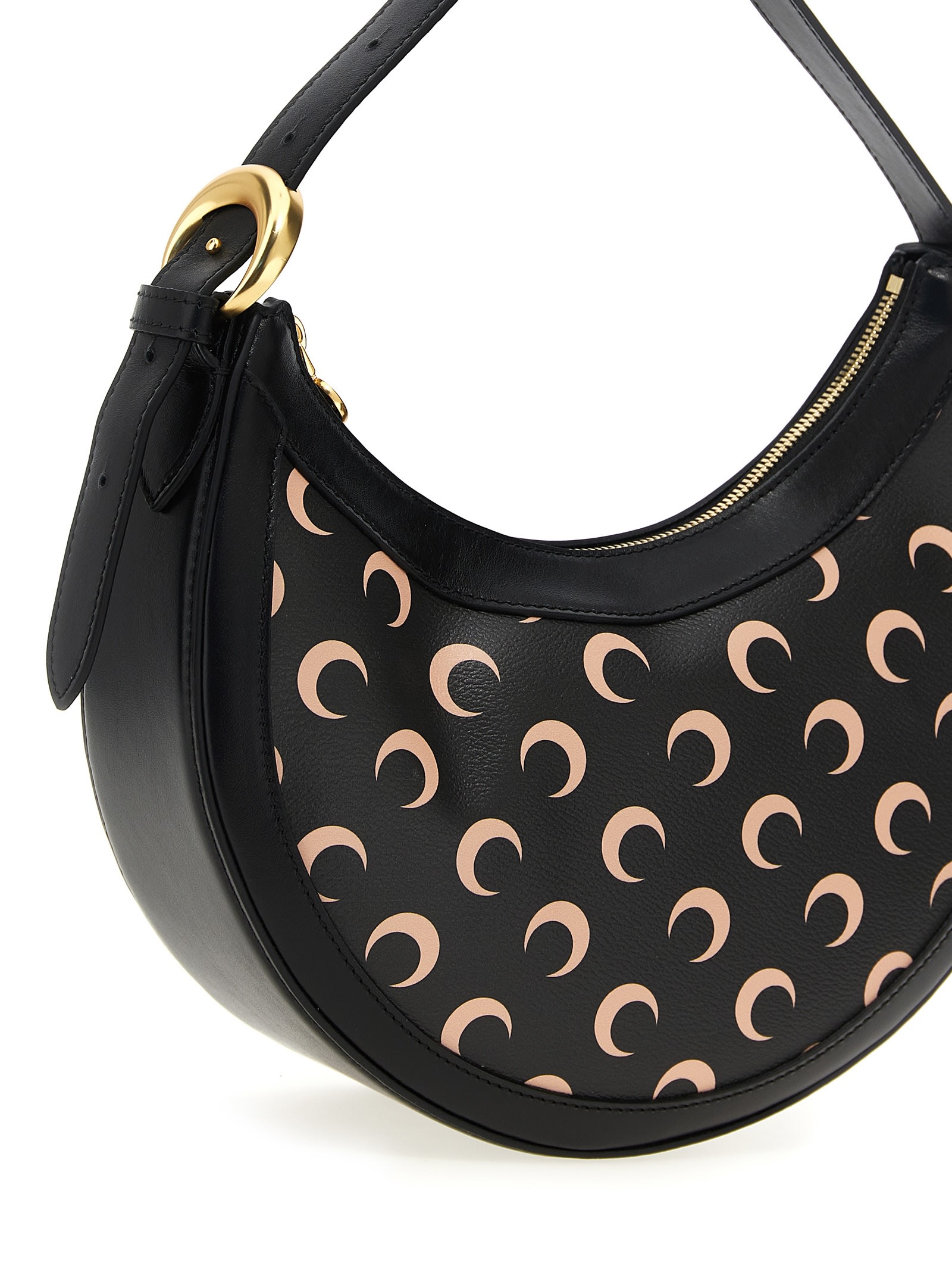 MARINE SERRE MOON CANVAS ECLIPS SHOULDER BAG