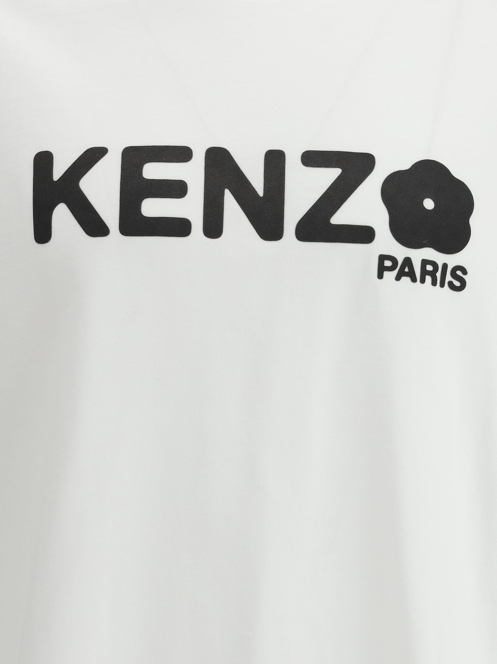 Kenzo Monogram T-shirt In Blanc
