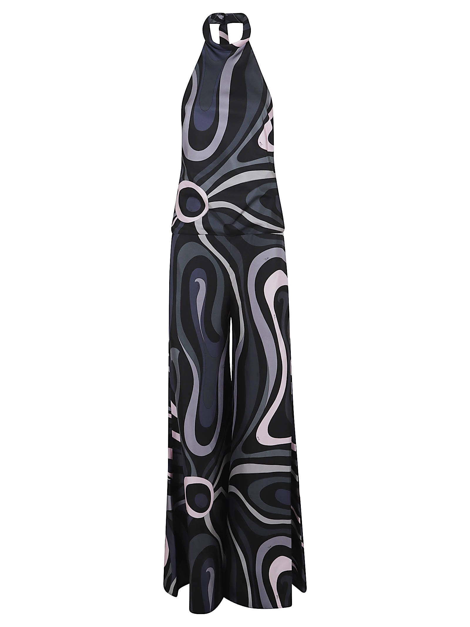 Pucci Tuta - Silk Twill In Blue