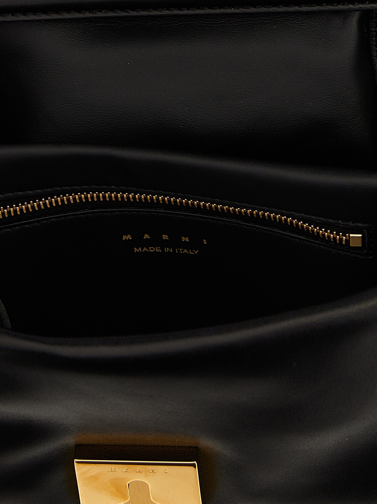 Shop Marni Small Prism Shoulder Bag In Black