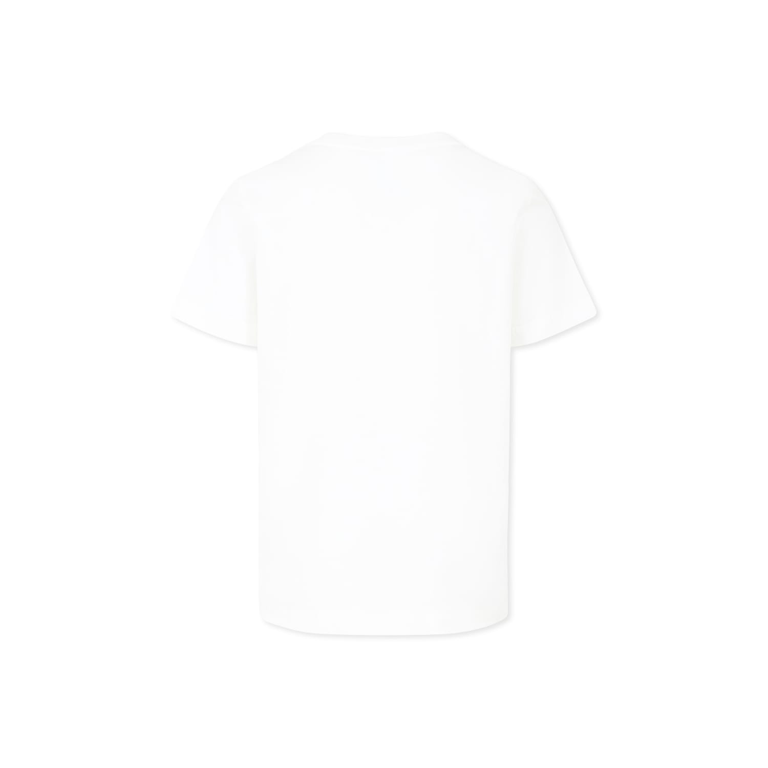 Versace White T-shirt For Kids With Logo In White