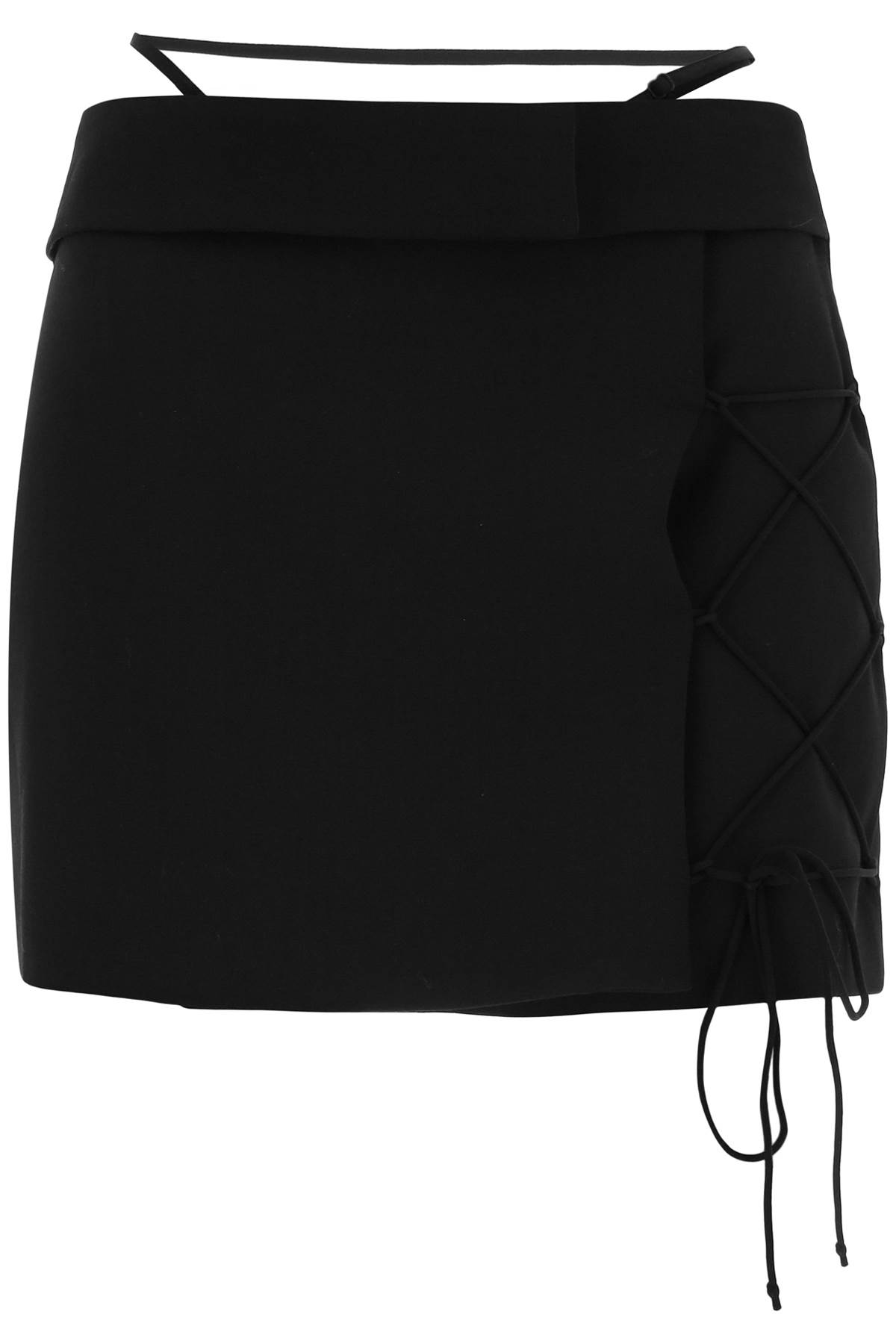 Nensi Dojaka Mini Skirt With Side Lacing