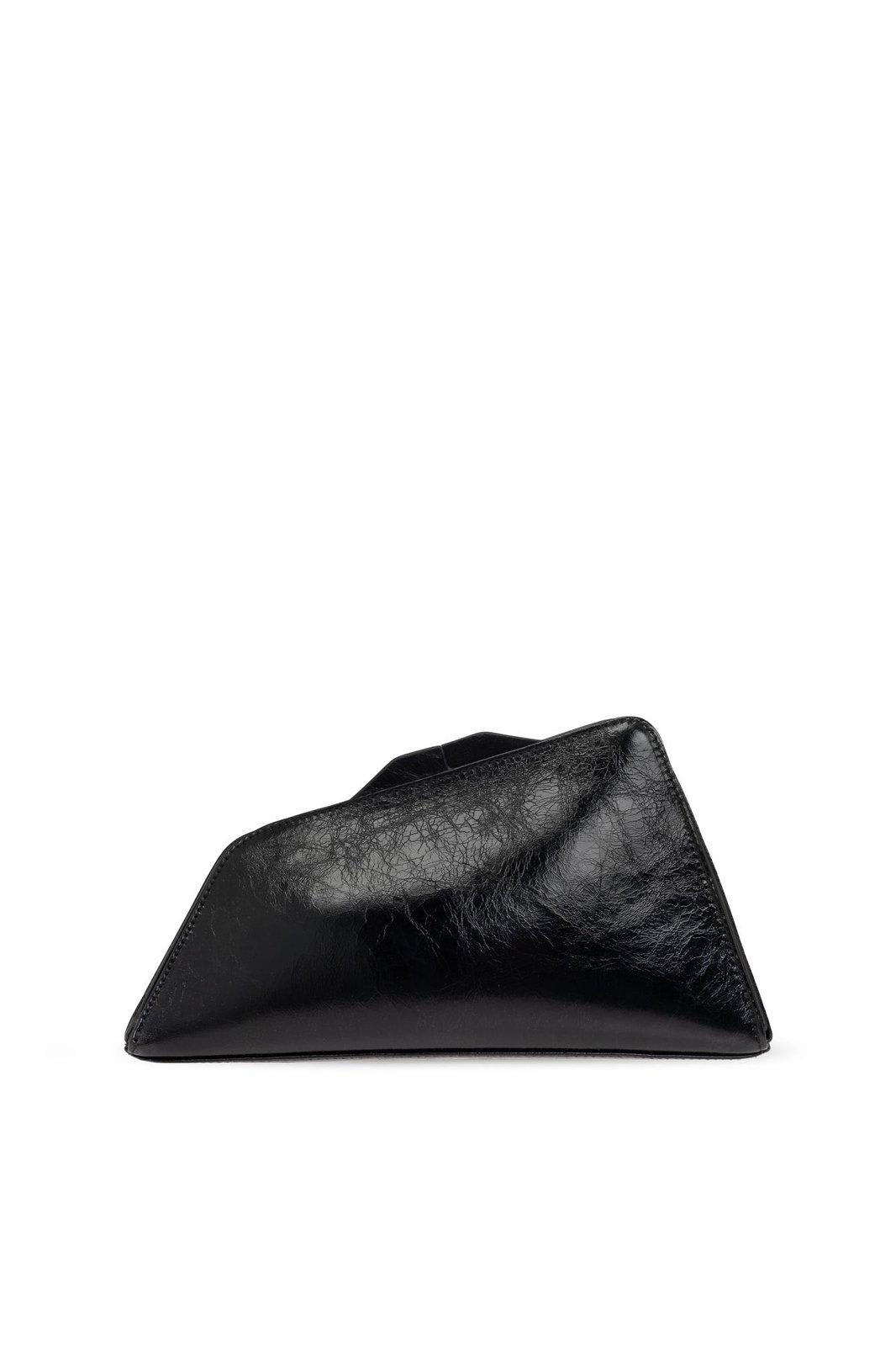 Shop Attico 8.30 Pm Clutch Bag In Black