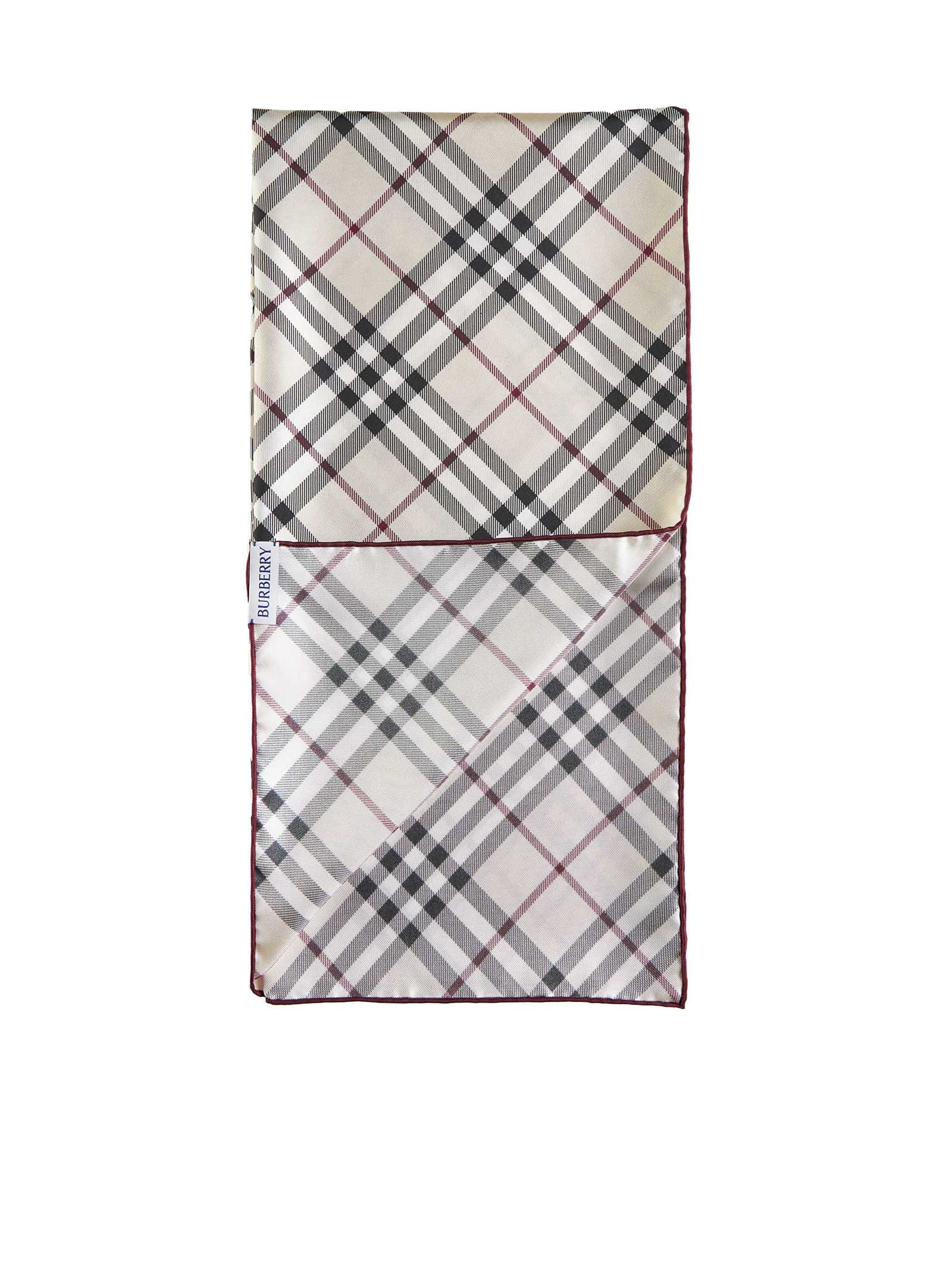 Shop Burberry Scarf In Stone