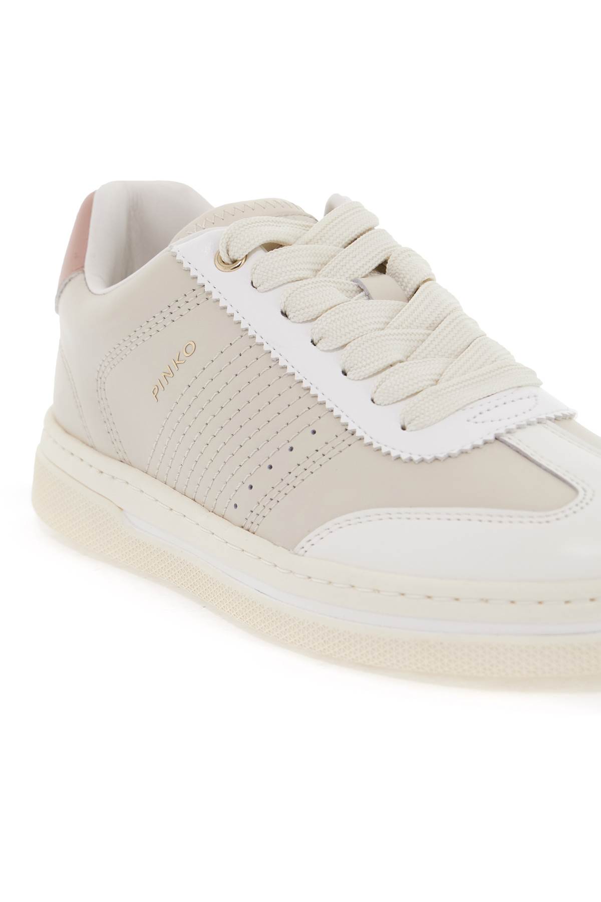 Shop Pinko Mandy Sneakers In Yogurt