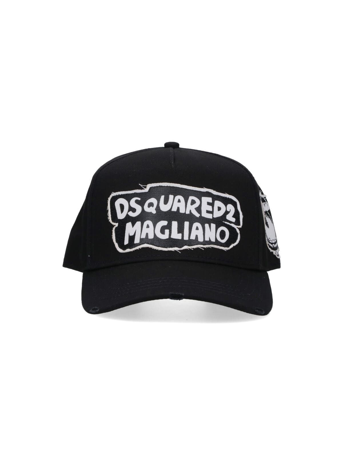 Dsquared2 X Magliano Logo Baseball Cap In Black
