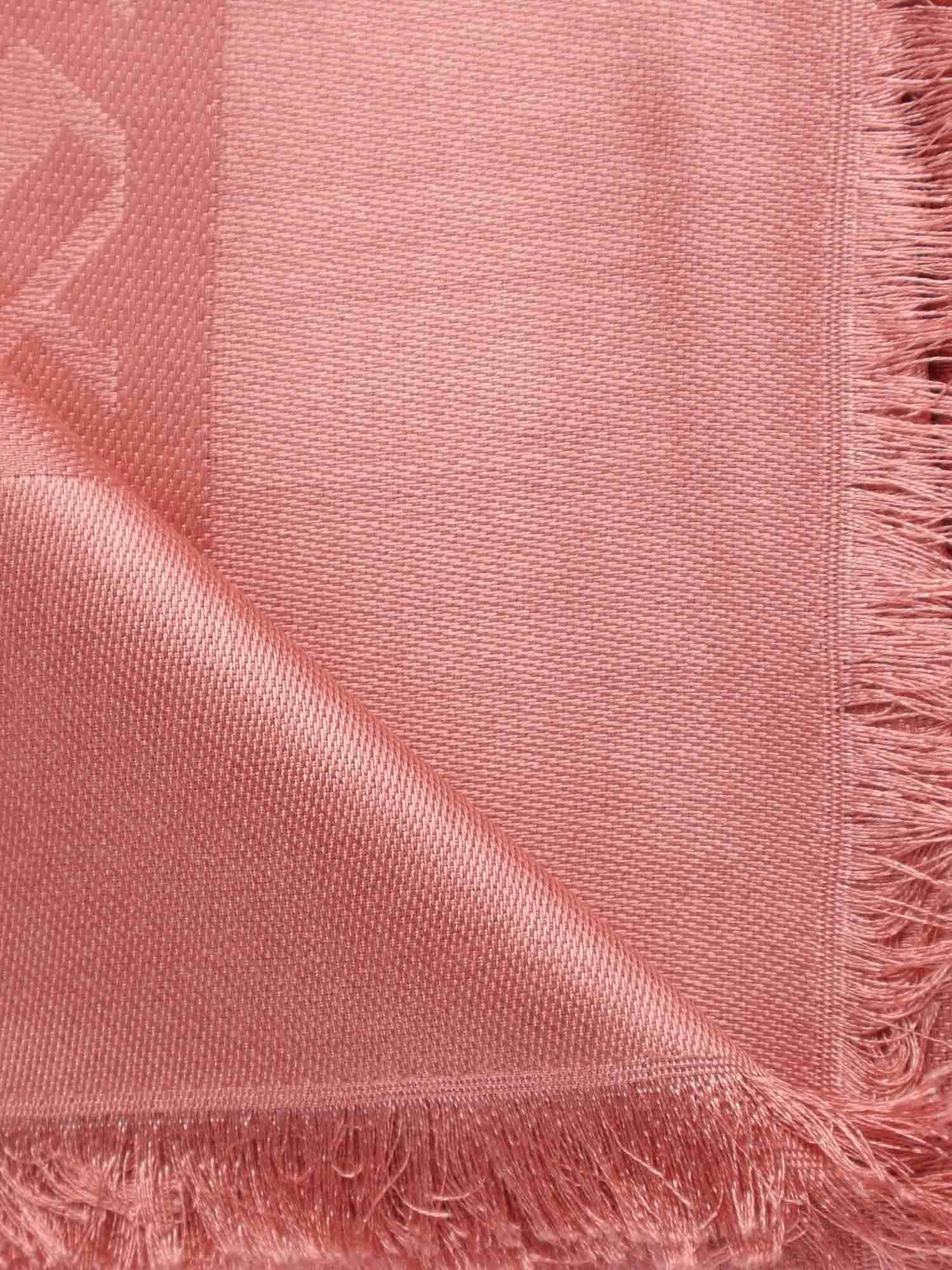 Fendi Ff Jacquard Shawl In Pink