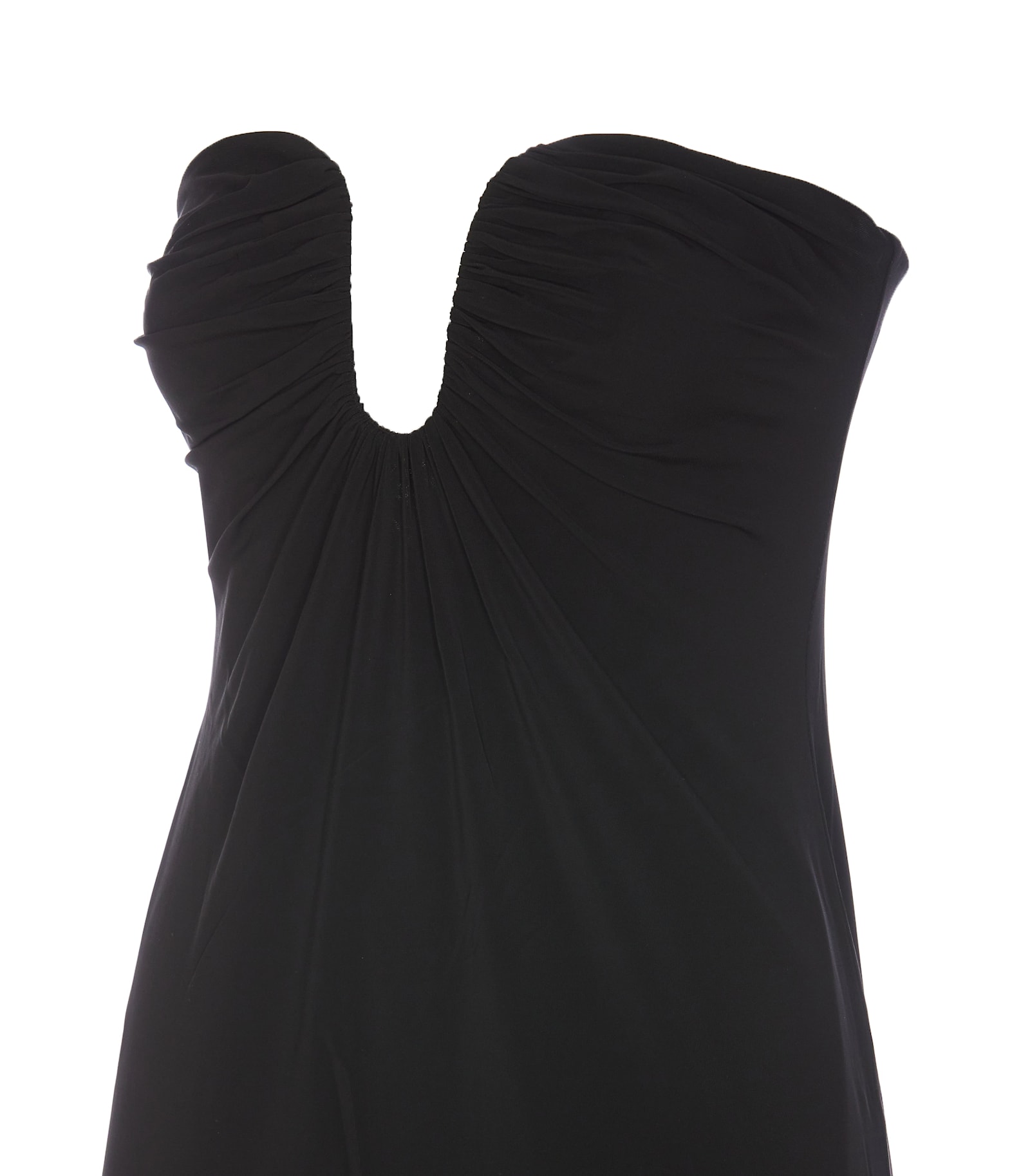 Pinko Fitted Black Stretch Viscose Midi Dress In Black
