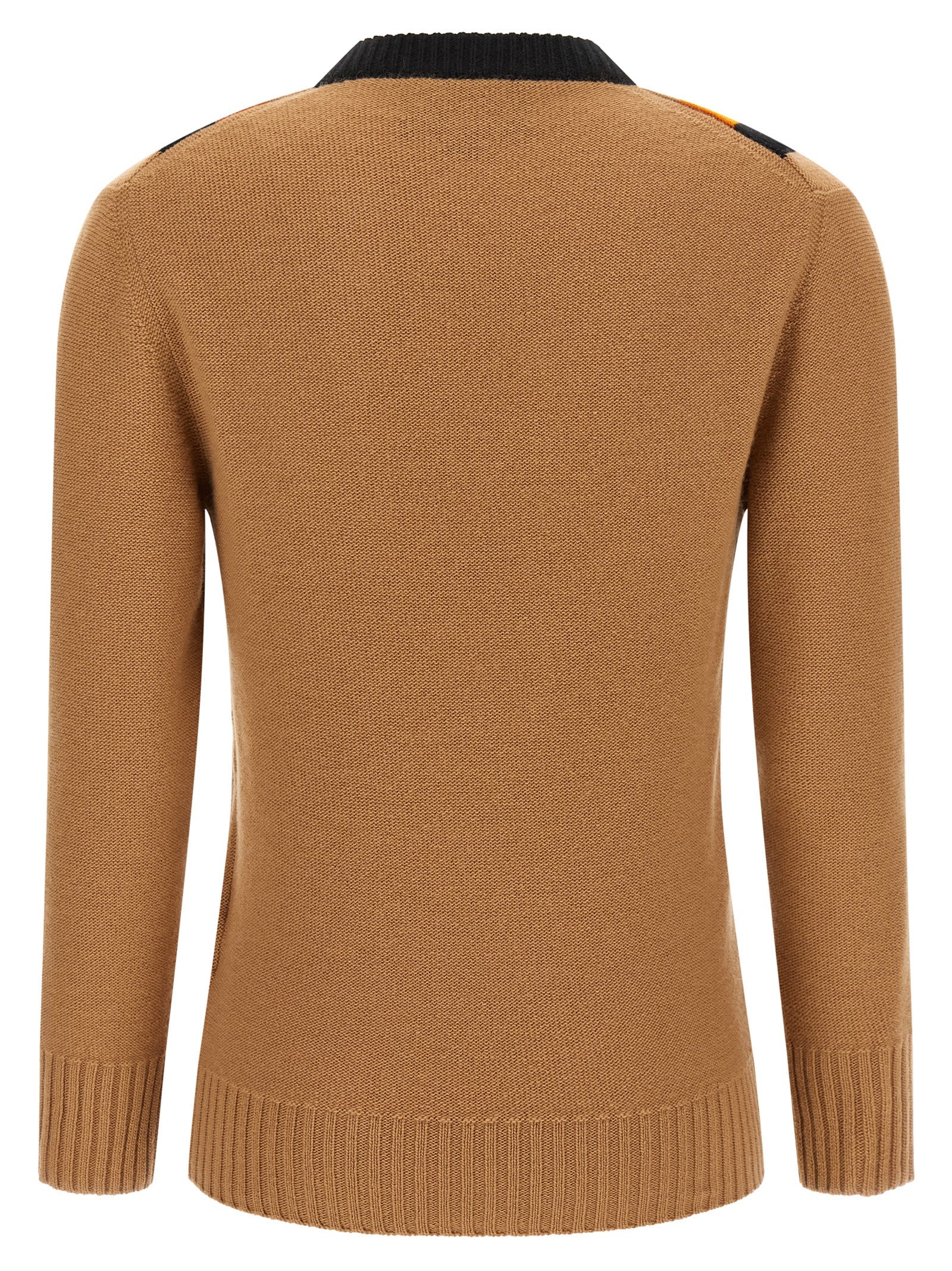 Valentino Garavani Wool Sweater Sweaters And Cardigans Beige In Brown