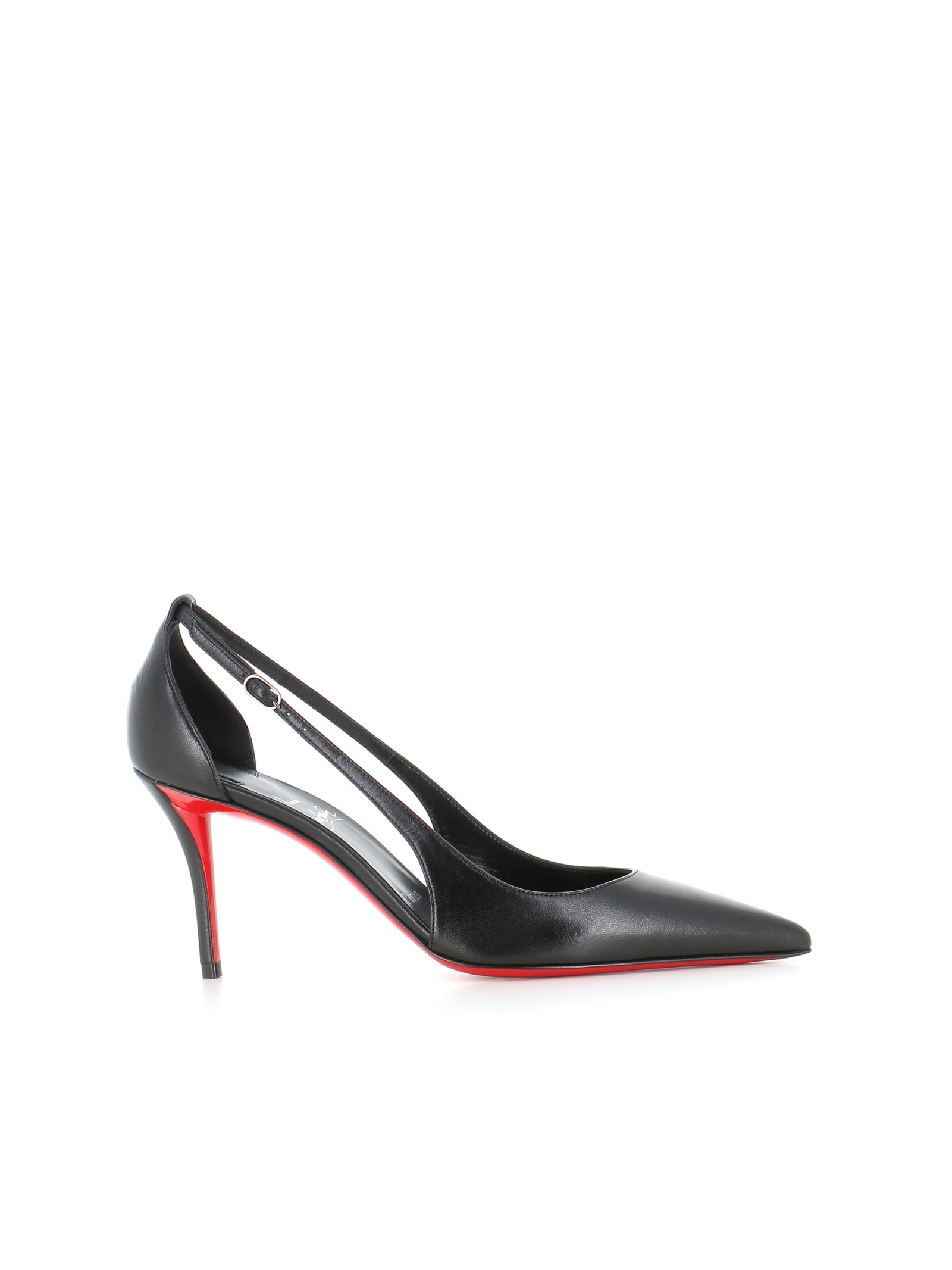 Shop Christian Louboutin Décolleté Apostrophatoric 80 In Black