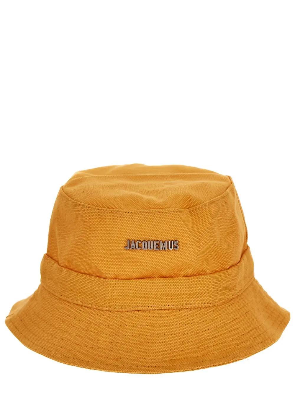 Jacquemus Le Bob Gadjo Bucket Hat In Light Yellow