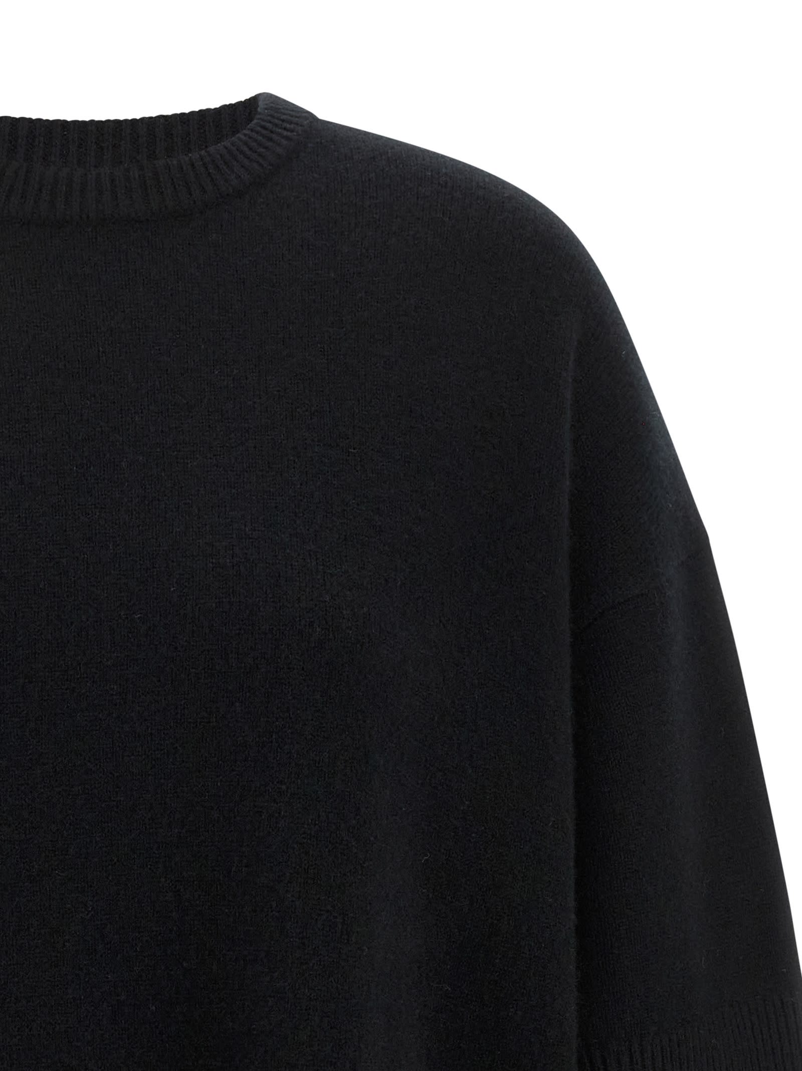 Extreme Cashmere N°433 Sassie Cashmere Sweater In Black