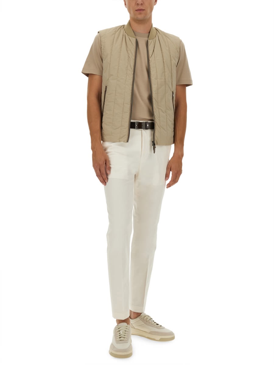 Hugo Boss Boss Camel "l-cestol" Vest In Nude