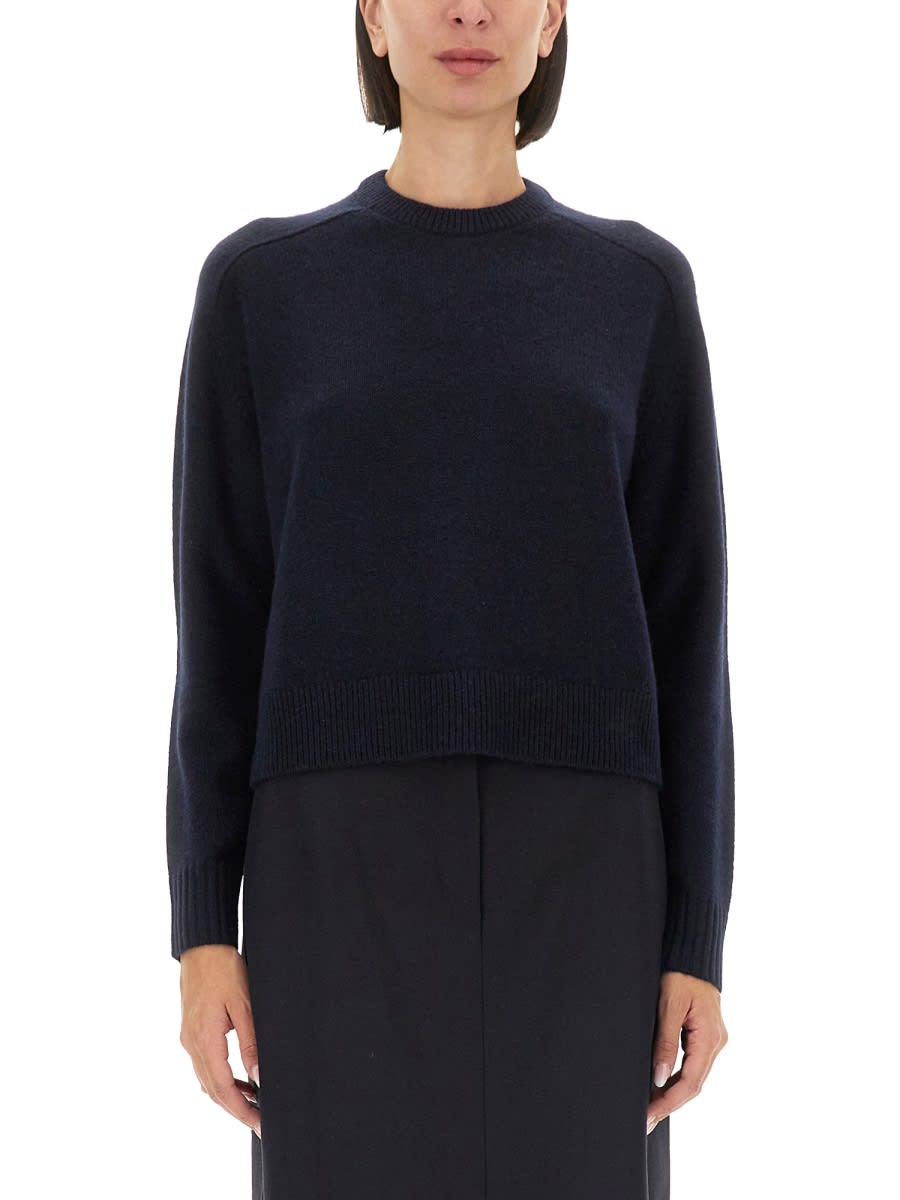 Shop Theory Cashmere Sweater In Blue