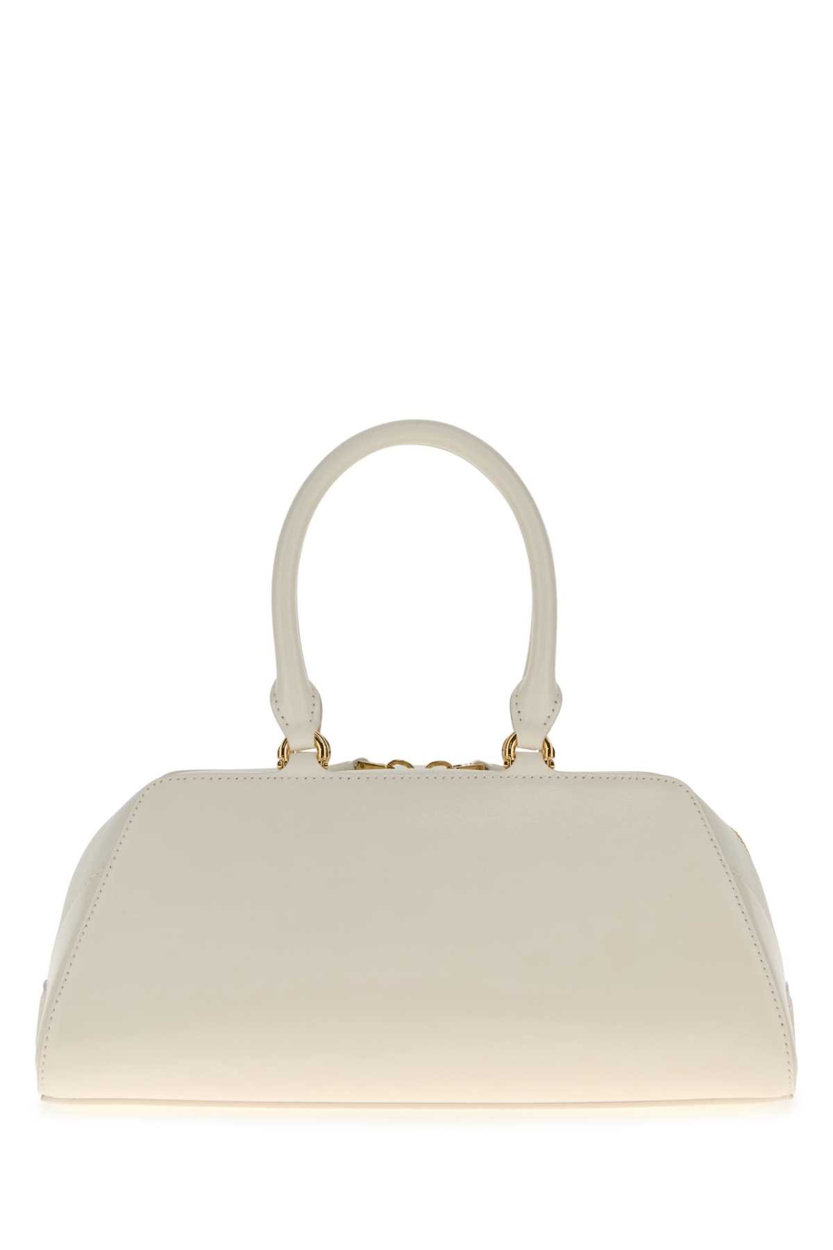 Givenchy White Leather Small Antigona Handbag In White