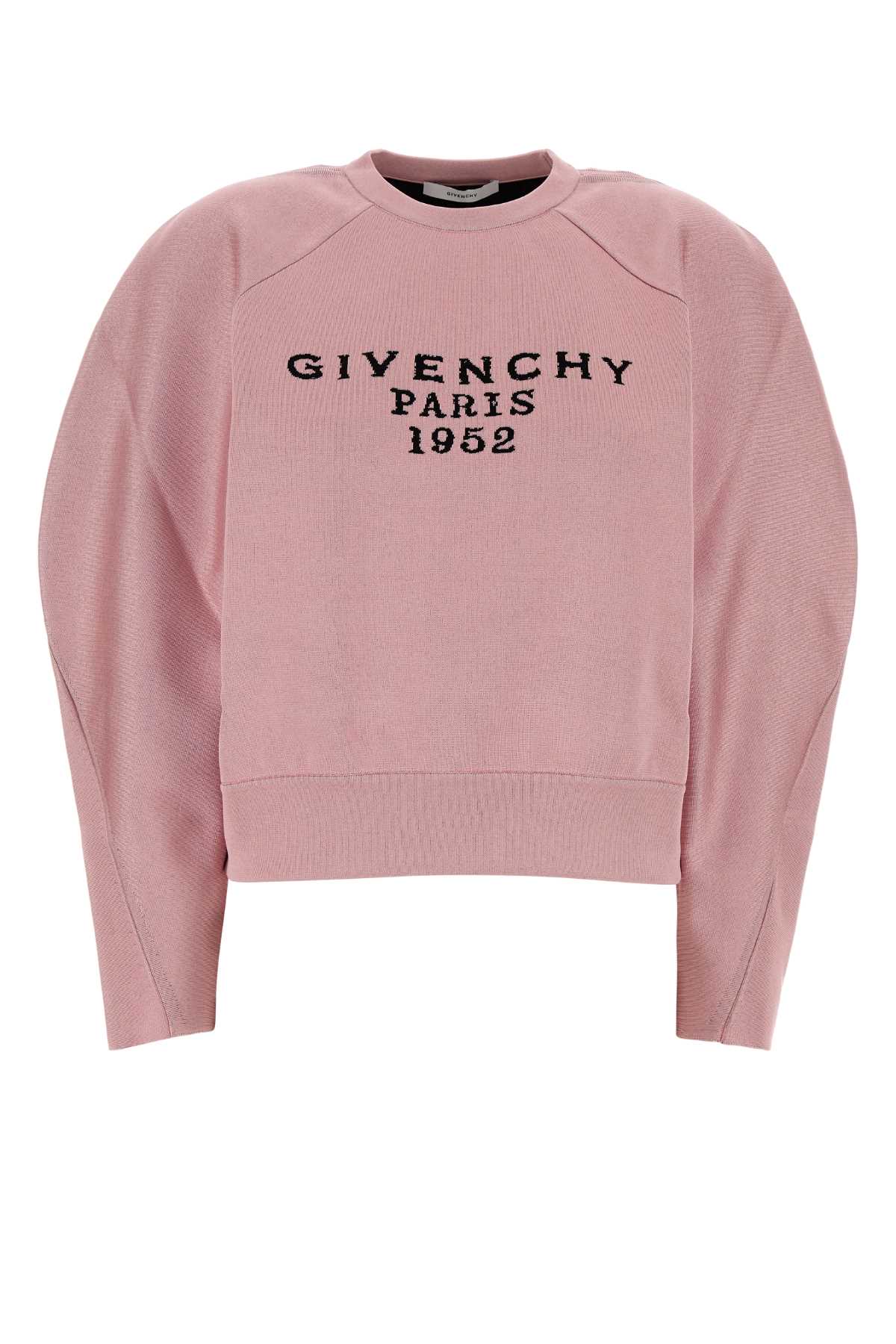 Givenchy Round Neck Long-sleeved Sweatshirt In Neutral