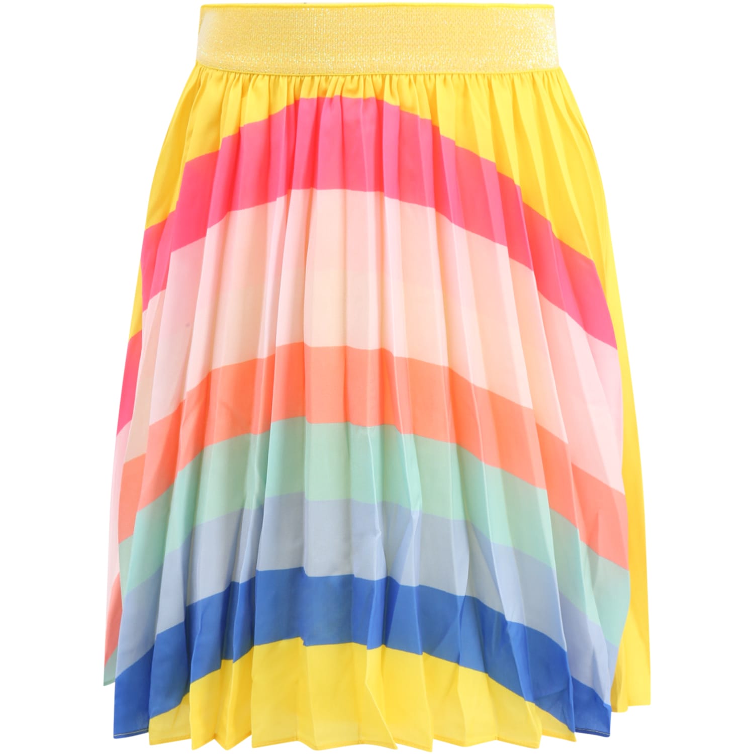 Billieblush Yellow Skirt For Girl With Rainbow