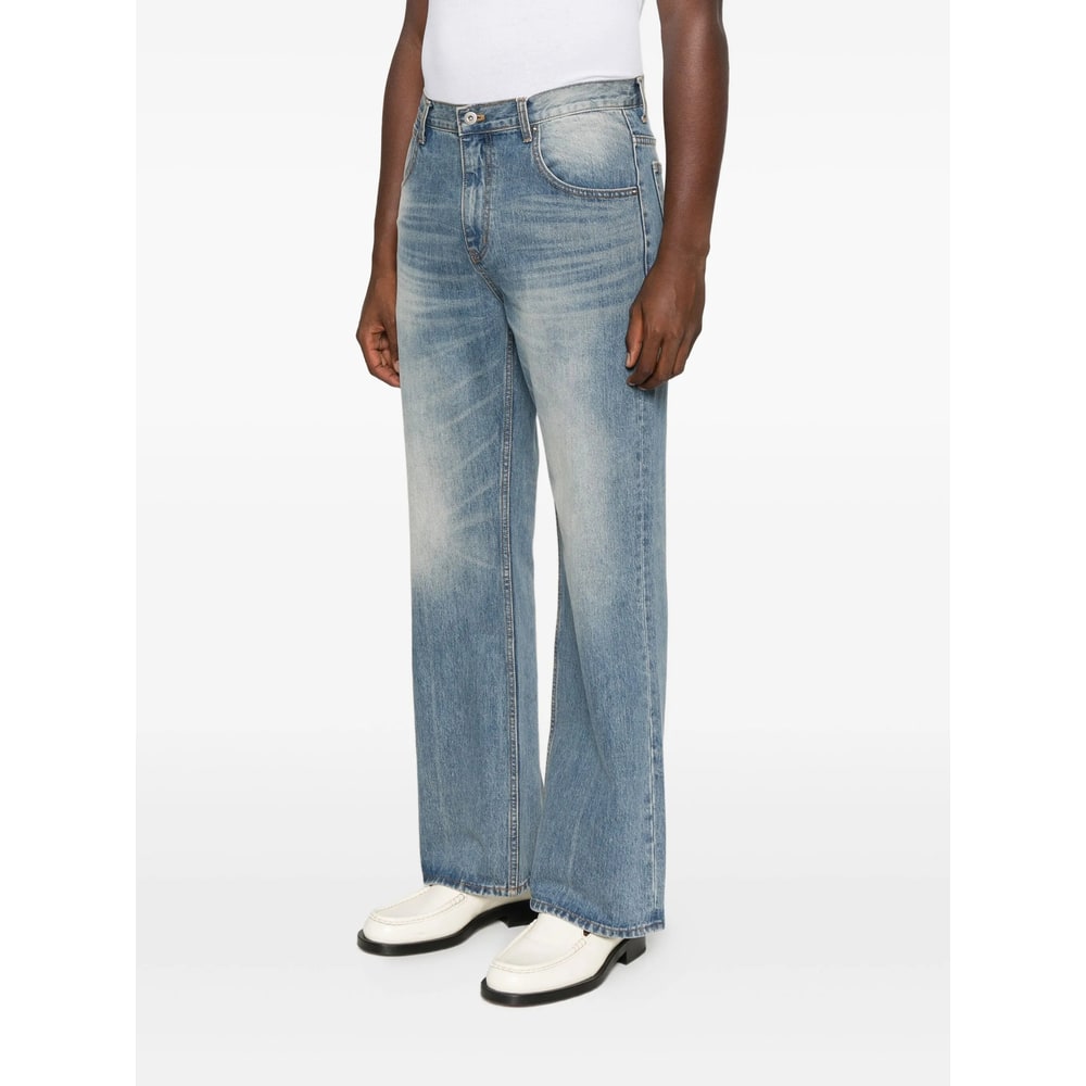 Tonywack Wide-leg Jeans In Blue