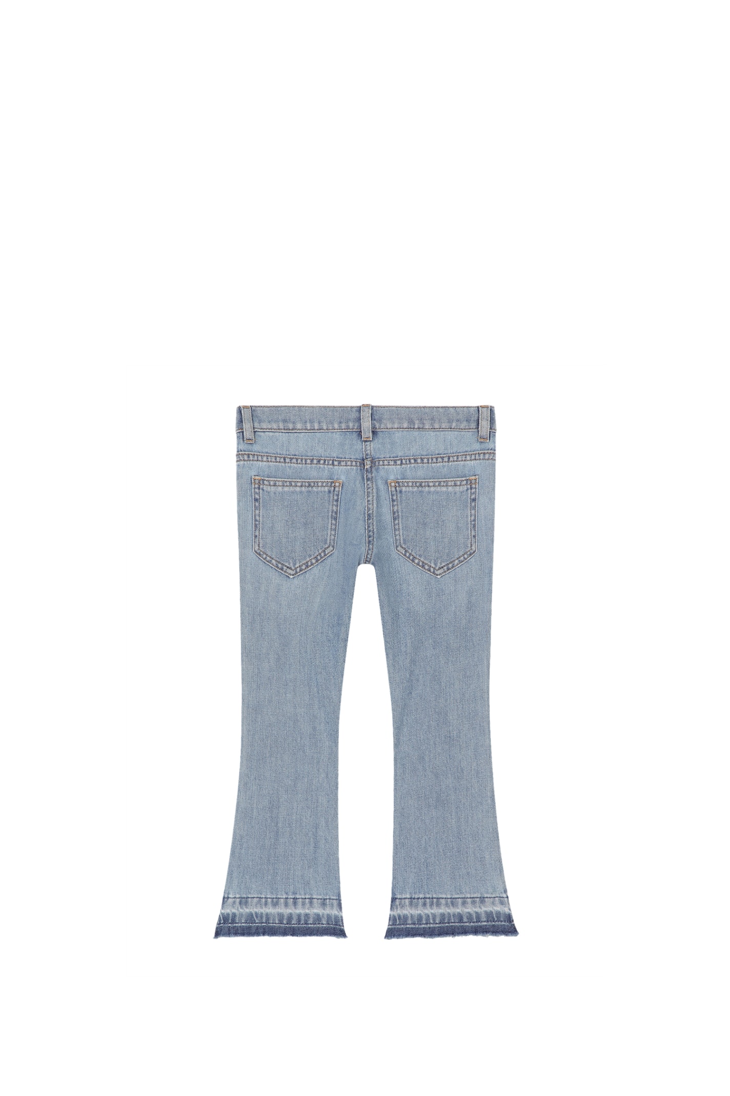 Shop Dolce & Gabbana Jeans With Logo Plate In Blue