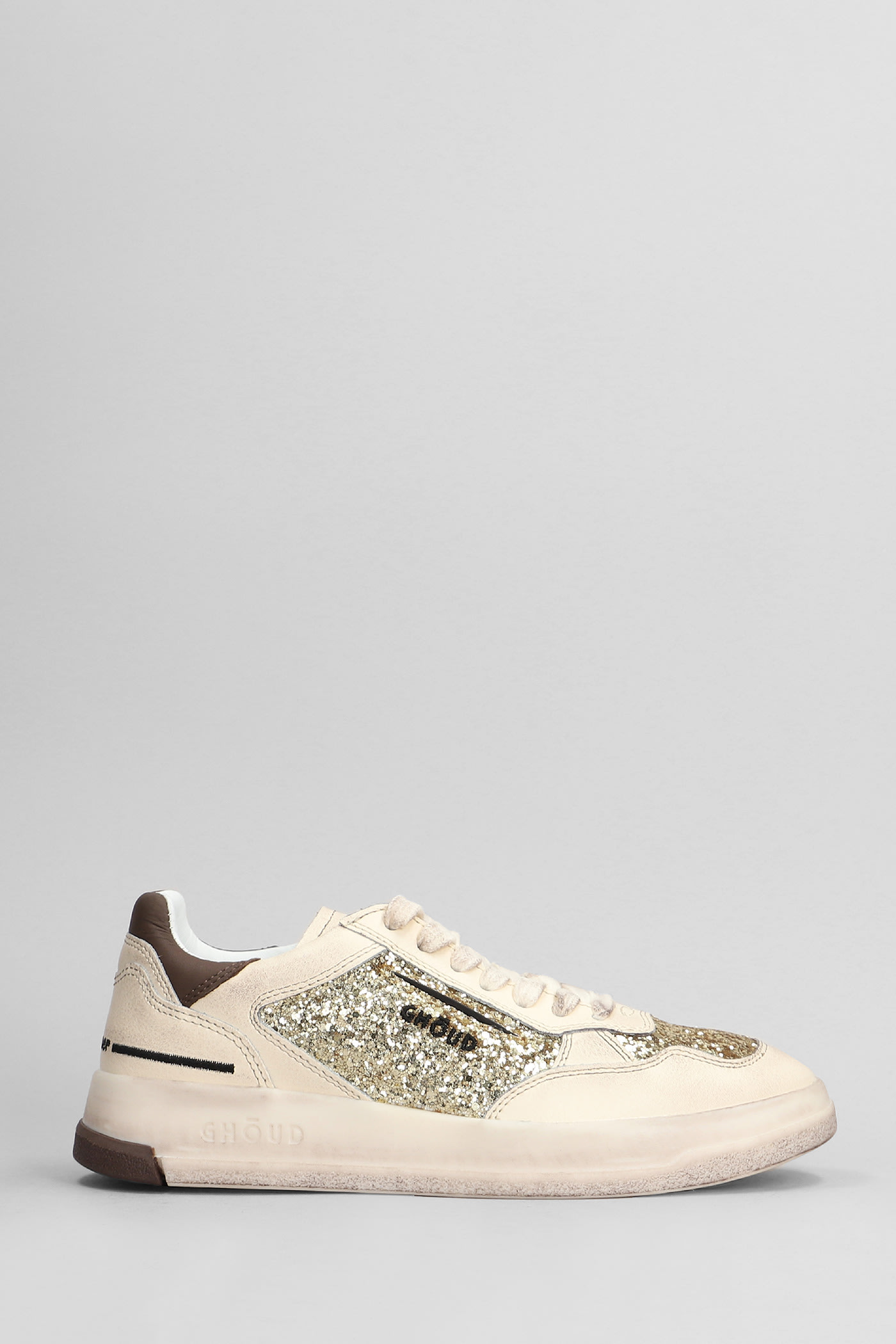 Tweener Sneakers In Beige Leather