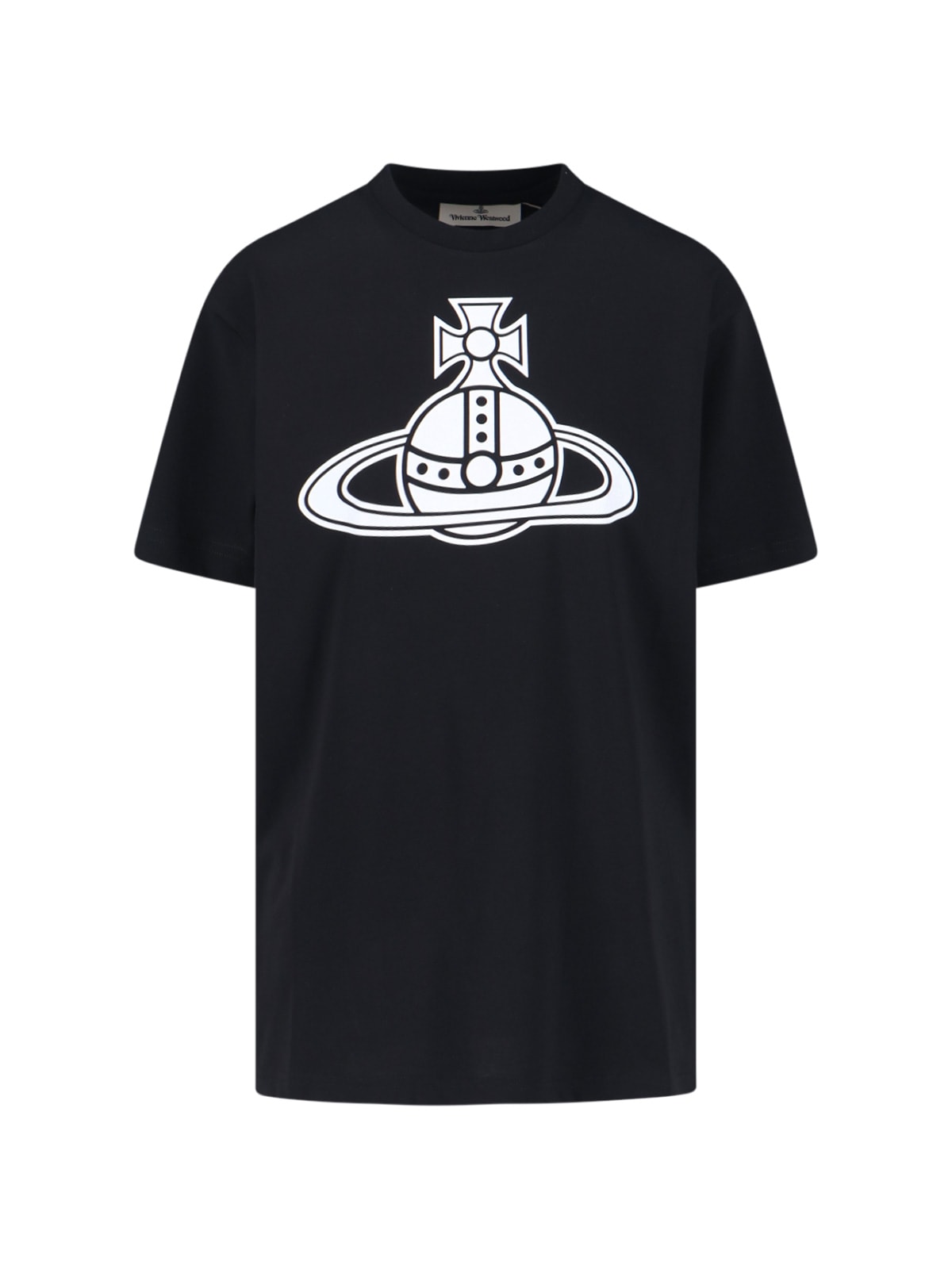 Vivienne Westwood Classic Black T-shirt With Fitted Silhouette In Black