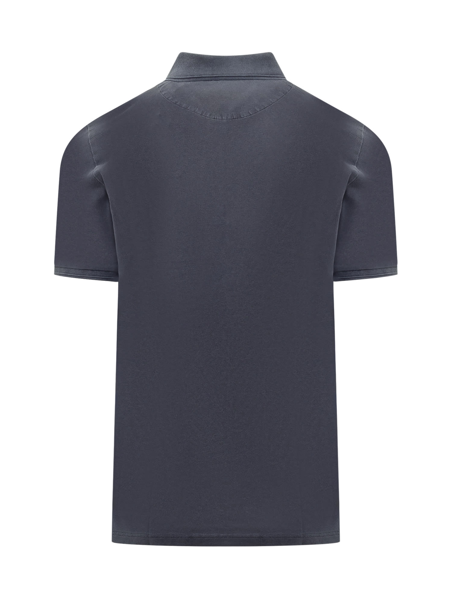 Shop Woolrich Mackinack Polo In Melton Blue