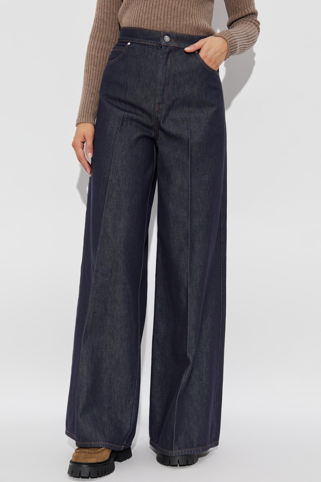 Max Mara Jeans Carmine In Blue
