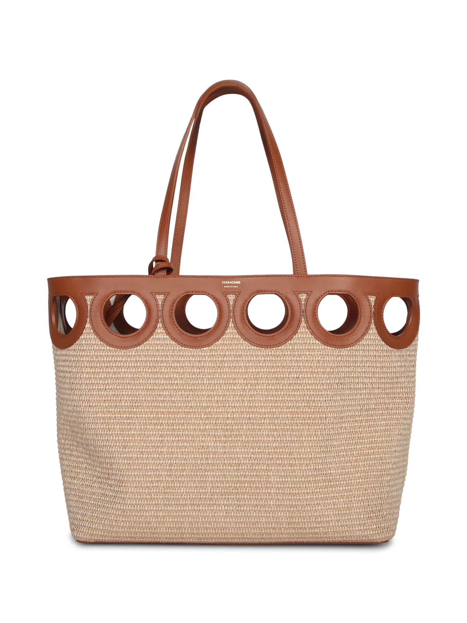 Natural Raffia Tote Bag