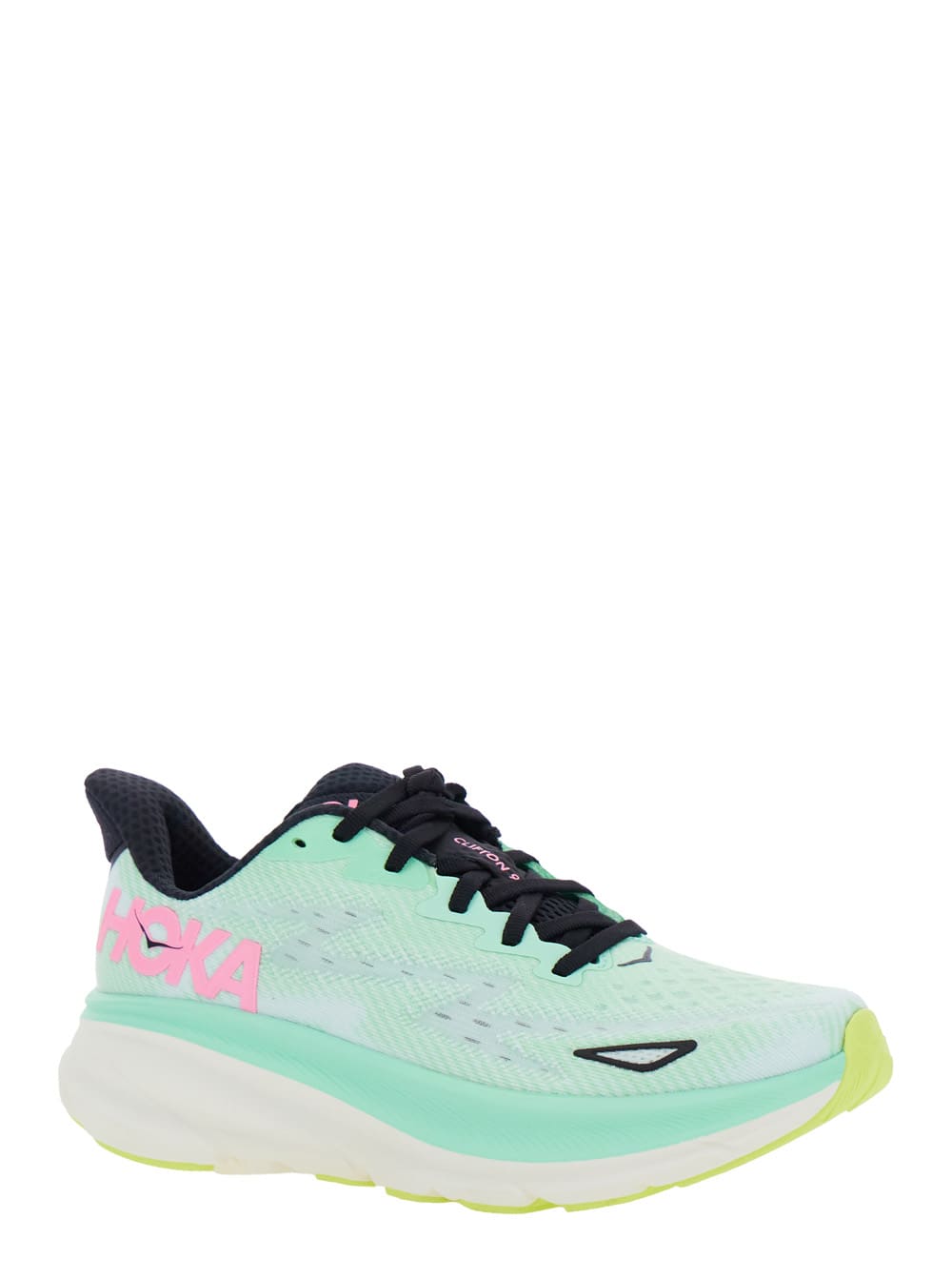 Hoka Low Top Sneakers With Mesh Upper And Rubber Outsole In Multicolor