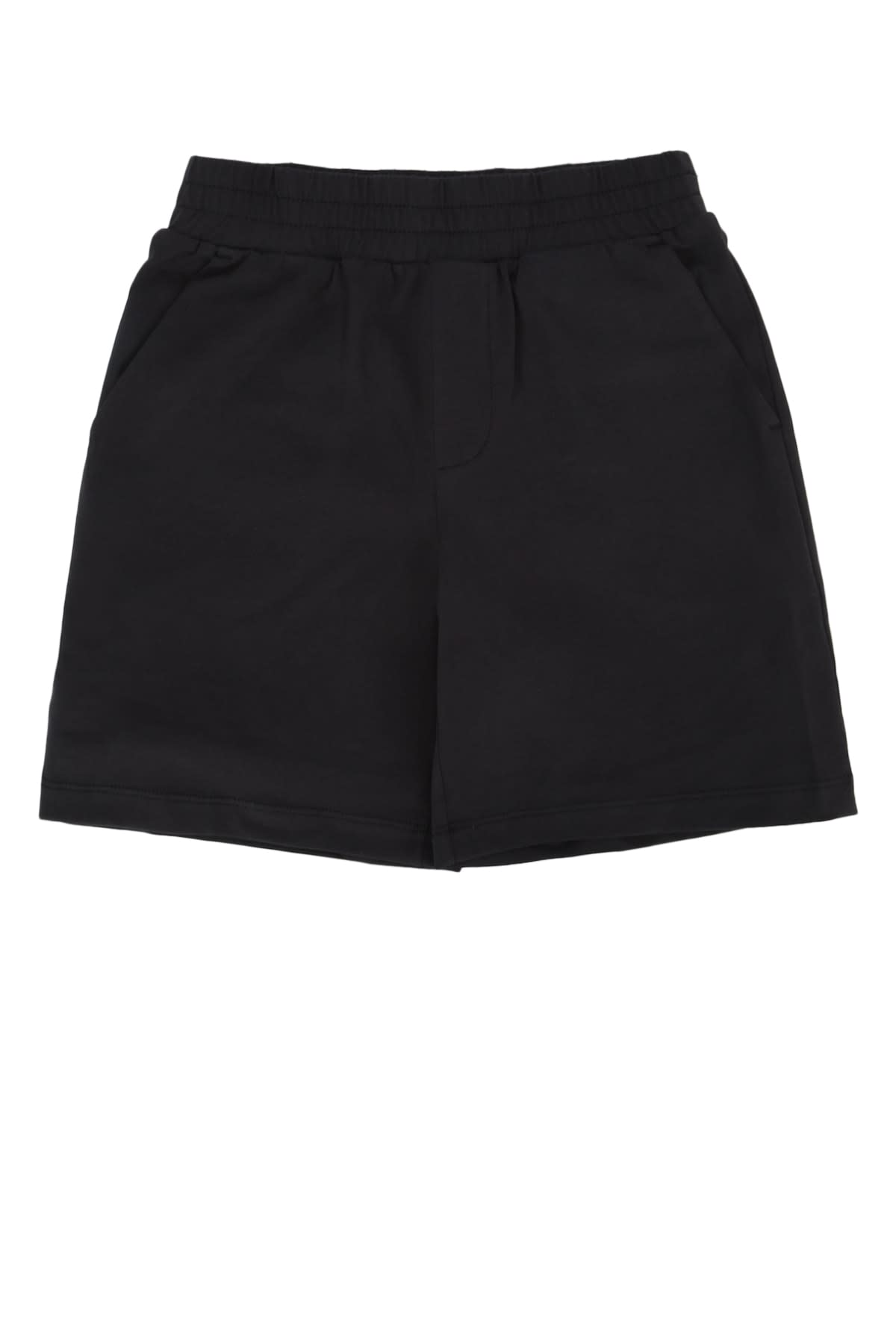 Moncler Shorts Kids Color Black In 999