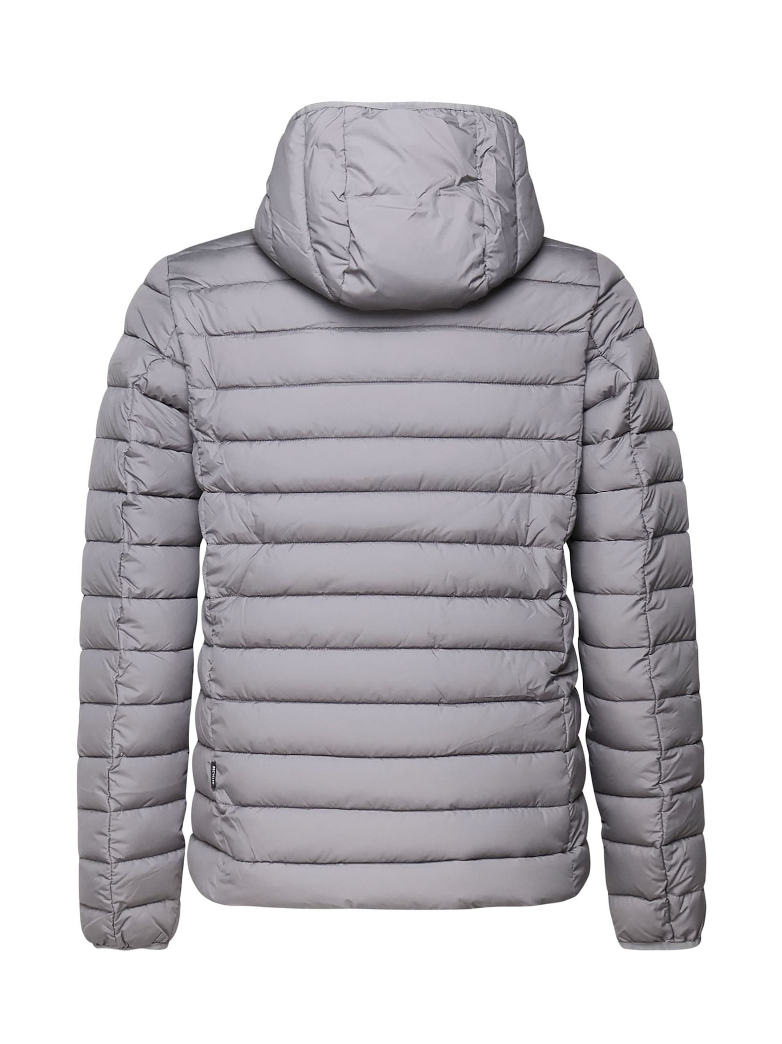 Shop Save The Duck Jacket With Hood In Mid Grey