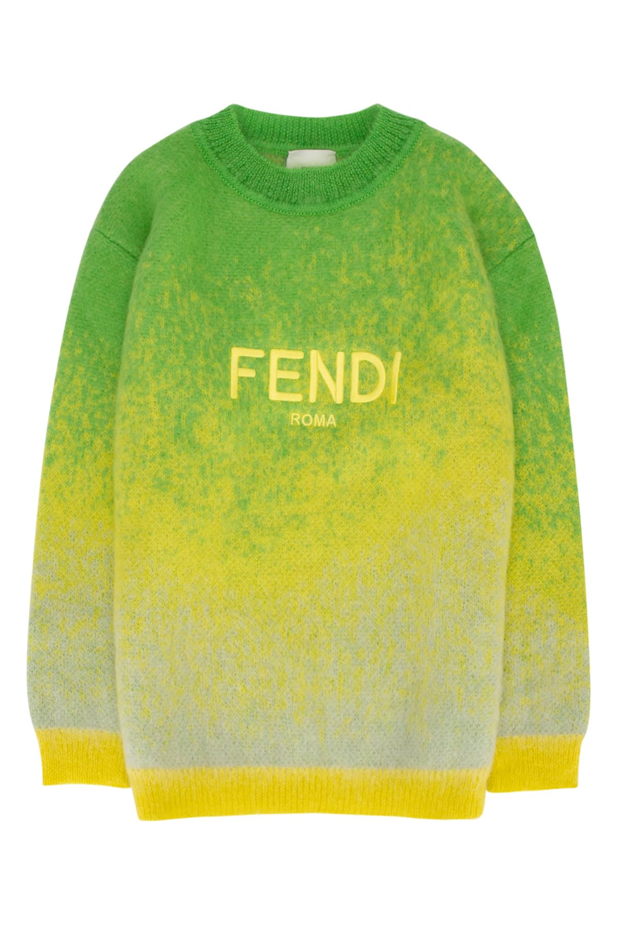 Fendi Maglia In Giallofluomulticol