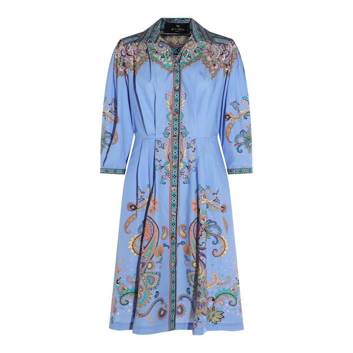 Paisley Printed Midi Dress
