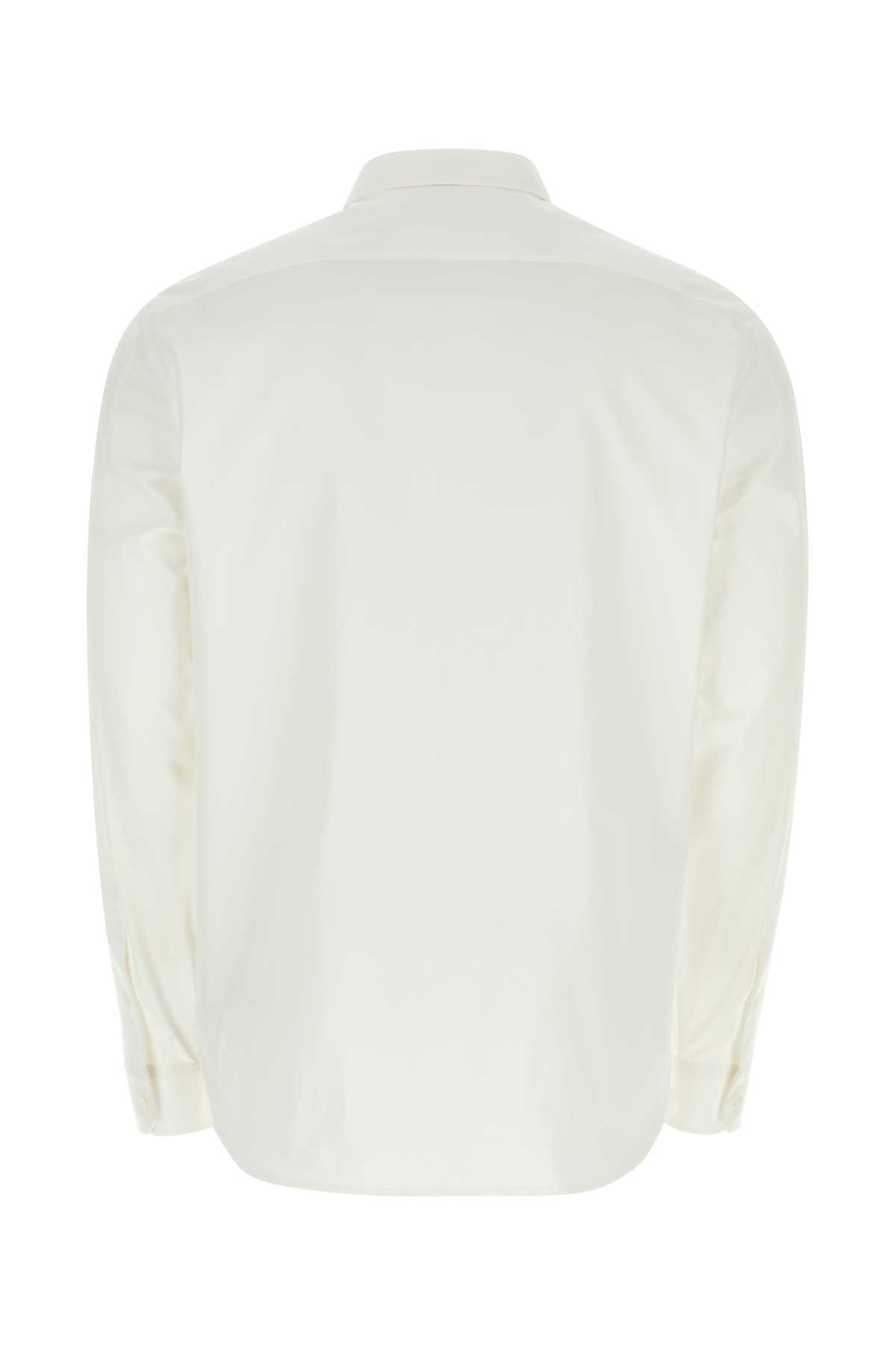 Shop Loewe White Oxford Shirt