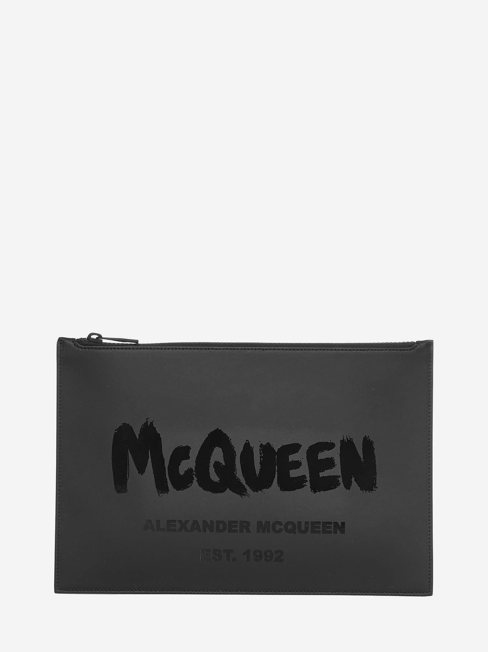 Alexander Mcqueen Clutch In Black
