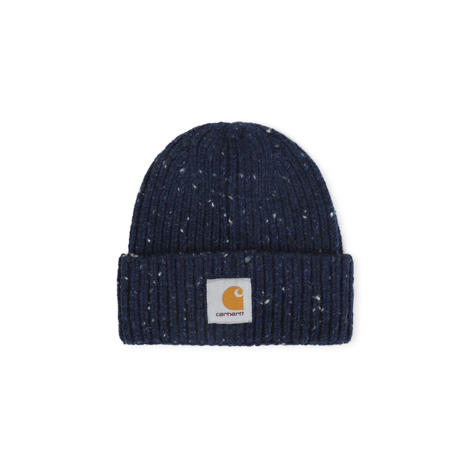 Carhartt Wip Speckled Jupiter Blue Wool Anglistic Beanie In Blue